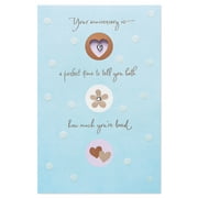 American Greetings Polka Dot Anniversary Card for Couple with Rhinestone
