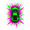 Green, Pattern 5, variant on ODIKA 4'x6' Machine Washable Non-Slip Area Rug, Pop Art Supercar with Energetic Color Blasts High Traffic Rug, Green, 676540