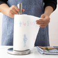 thumbnail image 4 of Kitchen Roll Free Standing Base Stainless Steel Paper Towel Holder Storage, 4 of 4