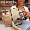 thumbnail image 6 of CaseMe Leather for Samsung Galaxy S26 Ultra 5G Case, Flip Wallet Leather Case with Card Holder Magnetic Closure Shockproof Kickstand Protective Phone Cases Cover for Samsung Galaxy S26 Ultra 5G 6.9", 6 of 12