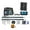 Kit2, variant on DC 12V Solar Powered Gate Operator Heavy Duty Swing Gate Opener Motor Kit