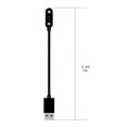 thumbnail image 3 of LEEYNEER Magnetic USB Charging Cable for Smart Watches - Flat Black Design  Compatible with YAMAY VeryFitPro SW023  ID205L  SW021  ID205U  ID205S  SW025  Uwatch 3  3S  2  2S - Cat6a Ether, 3 of 6