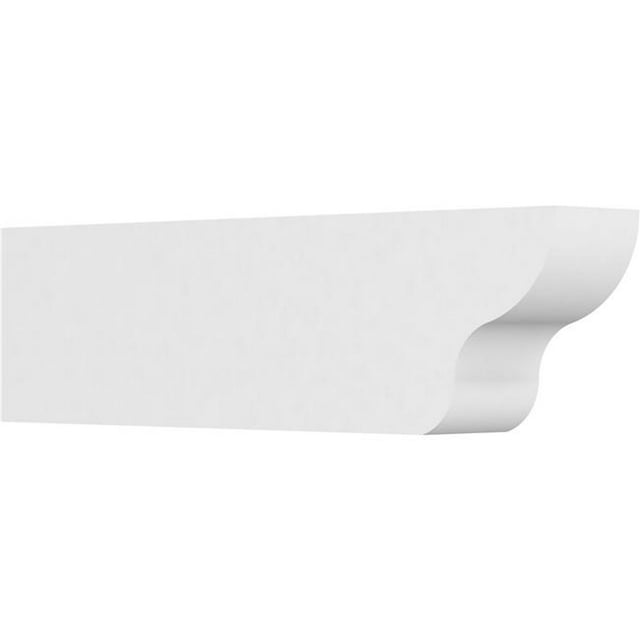 Ekena Millwork RFTP06X10X36GRN 10 x 6 x 36 Po Queue de Chevron en PVC de Qualité Architecturale Standard