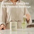 thumbnail image 3 of Sports Research Péptidos de colágeno premium en polvo y té verde Matcha orgánico - Suplemento de proteína de colágeno en polvo con Matcha japonés y aminoácidos - Sin gluten, sin OGM, sin azúcar, 3 of 5