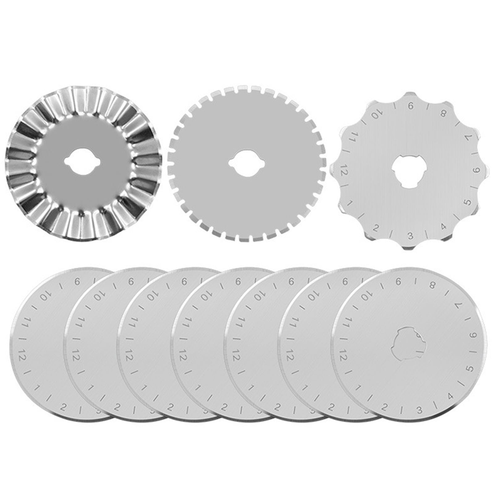 10PCS 45mm Rotary Blades Round Trimmer Fabric Rotary Cutter