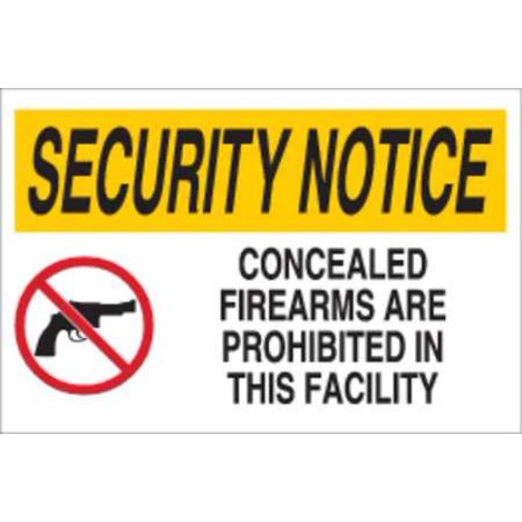 BRADY 141797 Warning Sign, 18 x 12In, BK, R and YEL/WHT