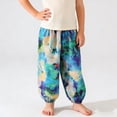 thumbnail image 5 of XUNKUSGA Cute printed loose-fitting casual pants for boys and girls,Green,3 Years, 5 of 7