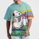 thumbnail image 3 of Camiseta deportiva de verano con estampado de Snoopy, ropa transpirable, talla grande, camiseta para hombre, camiseta de manga corta con impresión 3D para niños, 110, 3 of 5