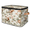 Multicolor 4, variant on ADECORIVY Brown Leopard Print Storage Bin with Lid Fabric Africa Wild Animals Foldable Storage Baskets Boxes for Clothes Shelves Closet Organizer Containers with Leather Handles for Wardrobe