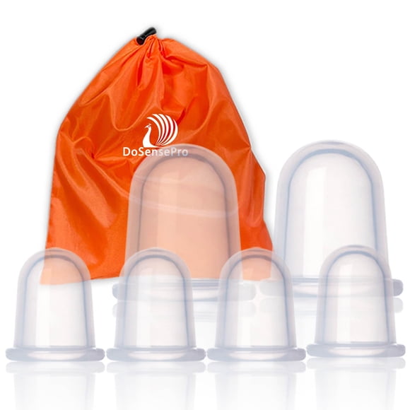 Set de ventosas DosensePro Silicone para masaje anticelulítico