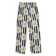 thumbnail image 2 of Daisies Pattern Pajama Pants Soft Lightweight Lounge Pants Bottoms Sleep Pants Warm Comfy, 2 of 9