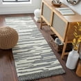 thumbnail image 5 of Hauteloom Jay Wool Living Room, Bedroom Area Rug - Bohemian, Transitional - Black, Cream - 8' x 10', 5 of 7
