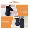 thumbnail image 3 of Weiweiguan 1 Pair Anti-slip Slipper Socks Winter Warm Floor Socks Plush Cozy Ladies Socks, 3 of 5