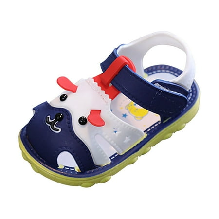 

Odeerbi Clearance Baby s Casual Shoes Toddler Shoes Baby Boys Girls Cute Fashion Cartoon Puppy Non-slip Soft Bottom Sandals
