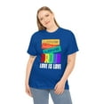 thumbnail image 2 of Proud LGBT Love is Love Lesbian Gay LGBT Pride Shirt LGBTQ Plus Size Tops for Women, 2 of 8