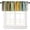 Retro colorful wooden boards print, variant on Rustic Farms Style Valance Curtain,Vintage Colorful Wooden Boards Print Window Valance for Living Room Kitchen Valance Rod Pocket Window Decor Curtain