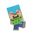 thumbnail image 4 of Minecraft Mini Mode Spawn Egg Figures Collection, Collector Steve, 4 of 6