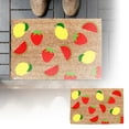 thumbnail image 1 of Product Carpet 2 | Product Hello Summer Welcome Mat With Seasonal Fruit Design For Indoor Outdoor Front Entry Porch Doormat - Decorative Polyester Rug For Home Entryway, 1 of 4