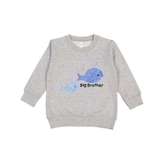 Inktastic Big Brother with Lil' Brother Toddler Sweatshirt