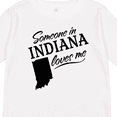 thumbnail image 4 of Inktastic Someone in Indiana Loves Me Boys or Girls Long Sleeve Toddler T-Shirt, 4 of 5
