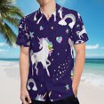 thumbnail image 5 of High Quality Hawaiian Shirts for Men Short Sleeve Aloha Beach Shirt Floral Summer Casual Button Down Shirts Blouses 34BYQN, 5 of 7