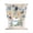 SteelBlue Linen, variant on Colorful Flowers Tie Up Curtains for Windows 45 Inch Length Balloon Curtains Kitchen Adjustable Balloon Window Shade Watercolor Botanical Farmhouse Floral Tie Up Bathroom Curtain Window 34"x45"