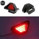 thumbnail image 1 of Universal Motorcycle Brake Signal Light Triangle Led Rear Fog Light F1 Racing Light Brake Strobe Warning Light Rear Tail Light ws, 1 of 4