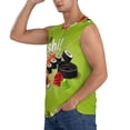 thumbnail image 3 of Kdxio Let it Sushi for Men's Muscle T-shirt,Sleeveless for Workout Running Athletic Gym Lounge Casual, 3 of 7