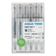 thumbnail image 1 of 6 Marcadores Acuarelables Molotow Aqua Twin Kit Grises multicolor SIN TAMAÑO, 1 of 2