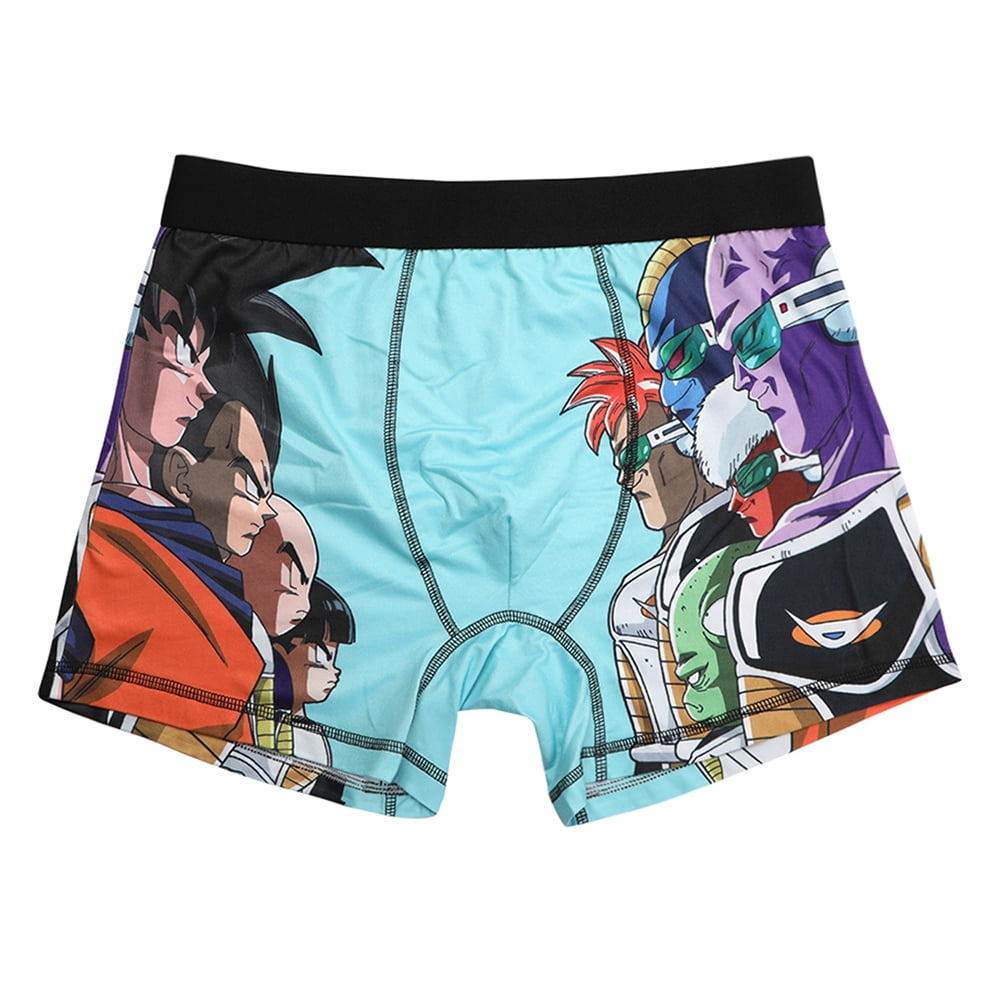 Dragon Ball Z (DBZ) Mens 3-Pack Boxer Briefs Set, Anime Cartoon