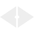 thumbnail image 4 of 22"W x 14 5/8"H x 2"ID x 7 3/4"C x 1"P Diamond Architectural Grade PVC Contemporary Ceiling Medallion, Two Piece, 4 of 11
