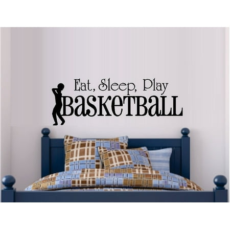 EAT SLEEP PLAY BASKETBALL #1 ~ WALL DECAL, HOME DECOR 9