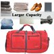 thumbnail image 5 of Bolsa de viaje Woogwin, grande, impermeable, 60 L, roja, 5 of 7