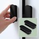 thumbnail image 1 of 8 tiradores autoadhesivos para puertas, armarios, ventanas y muebles (color negro)., 1 of 5