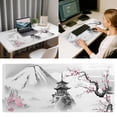 thumbnail image 1 of Large Pad Desk Mat With Leaf Print For Home Gaming And Study 300x800mm Rubber Keyboard Pad Home & Pad Nice Edge Thick Desk Mat Laptop Slip, 1 of 6