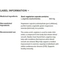 thumbnail image 2 of Natural Factors L-Arginine 500 mg, Supports a Healthy Cardiovascular System, Heart and Muscle Metabolism, 90 Vegetarian Capsules, 2 of 4