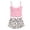 d-283Pink149, variant on MEZZALL Women 2 Piece Sleepwear Set Lace Spaghetti Strap Ribbed Camis Tops Drawstring Scalloped Shorts Leopard Print Pajama Set for Daily Home Relaxation Stylish Pjs
