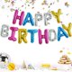thumbnail image 4 of Black Happy Birthday Balloons Banner 16 Inch Mylar Foil Letters Birthday Sign Banner Bunting Reusable for Girls Boys Kids & Adults Birthday Decorations and Halloween Party Supplies, 4 of 6