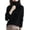 101#Black, variant on Women's Turtleneck Sweater Long Sleeve Casual Knit Pullover, Fall Winter Basic Top White 2XL