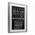thumbnail image 4 of Wash And Dry Black Minimal Gray Framed Print Under Glass, design by Marcus Prime, 4 of 10