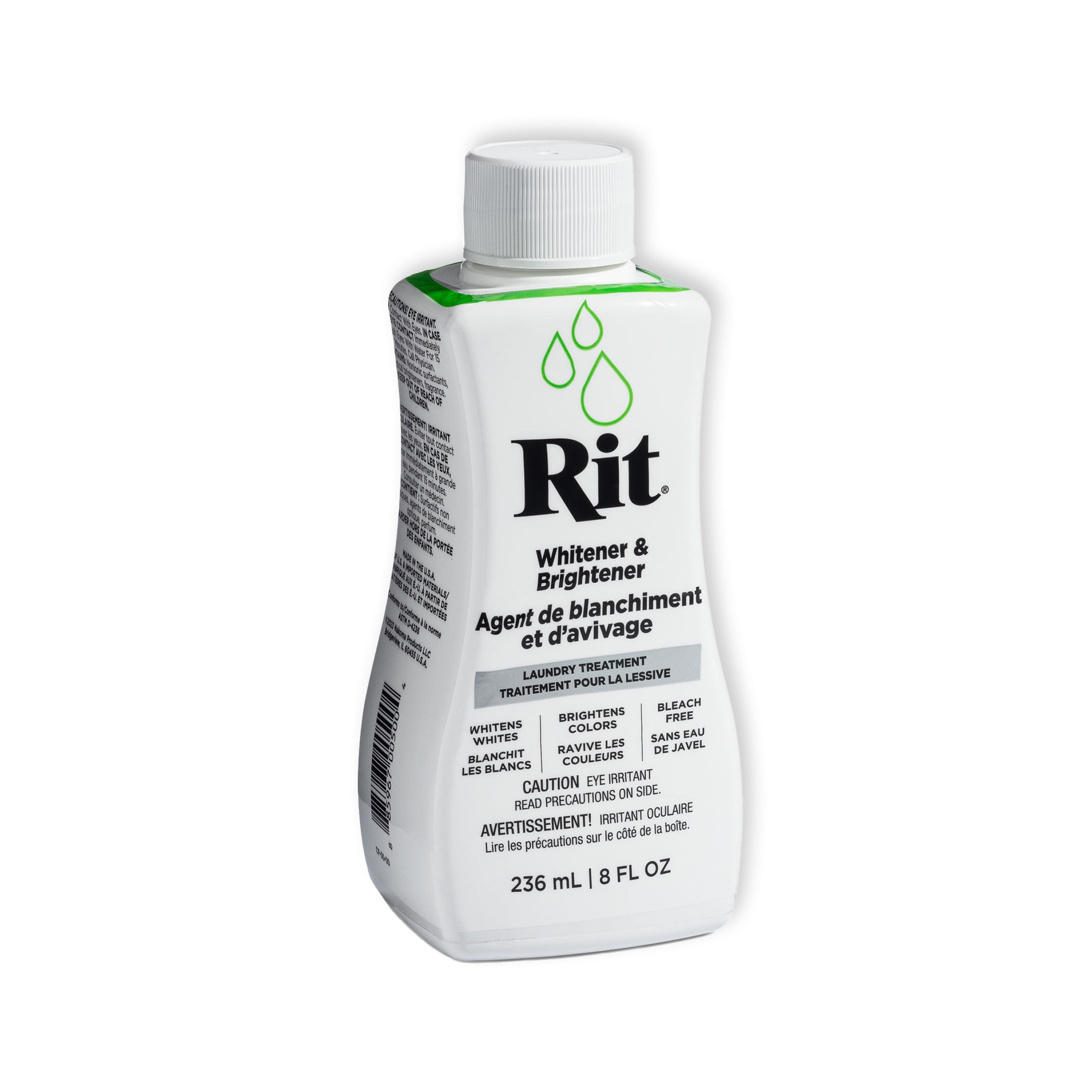 Rit Whitener & Brightener, 1 piece, 236 ml (8 fl. oz.), 14.6 cms (5.75 in) H x 5 cms (2 in) W x 5 cms (2 in) D