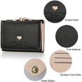 thumbnail image 3 of Portefeuille Femme - Portefeuille Femme en Cuir, Portefeuille Femme en Cuir Élégant Mignon Sac à Main Portefeuille Porte-Monnaie pour Femme, 3 of 7