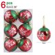thumbnail image 3 of Juego de 24/6 bolas navideñas con purpurina para colgar en el árbol de Navidad, suministros de decoración para fiestas festivas en el hogar, 6 cm, 3 of 5
