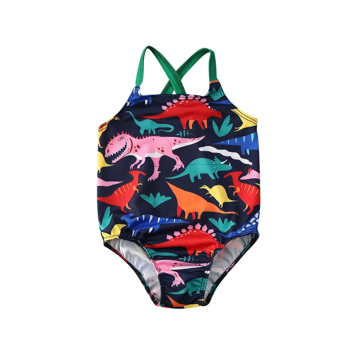 dinosaur bathing suit girl