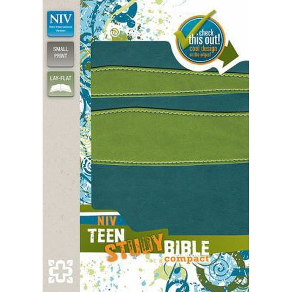 Pre-Owned NIV, Teen Study Bible, Compact, Imitation Leather, Blue/Green (Unknown) 0310722411 9780310722410