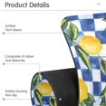 thumbnail image 4 of Yayeee Faucet Mat for Kitchen Sink 30" Diatomite Long Splash Guard Pad, Lemon Checkered, 4 of 7