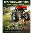 thumbnail image 6 of 90 LB Broadcast Spreader Walk Behind, Lawn Fertilizer Spreader with 12.5" Pneumatic Wheels, Push Grass Seed Spreader for Lawn Care, Garden, Compost & Salt Spreader for Ice Melt, 6 of 9