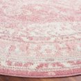 thumbnail image 3 of SAFAVIEH Layla Leah Oriental Area Rug, Ivory Grey/Pink, 6'7" x 6'7" Round, 3 of 8