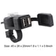 thumbnail image 5 of Adaptador de corriente USB dual Toma de corriente USB a prueba de agua 12V-24V Accesorios para motos Ndcxsfigh Accesorios para autos y motos, 5 of 5