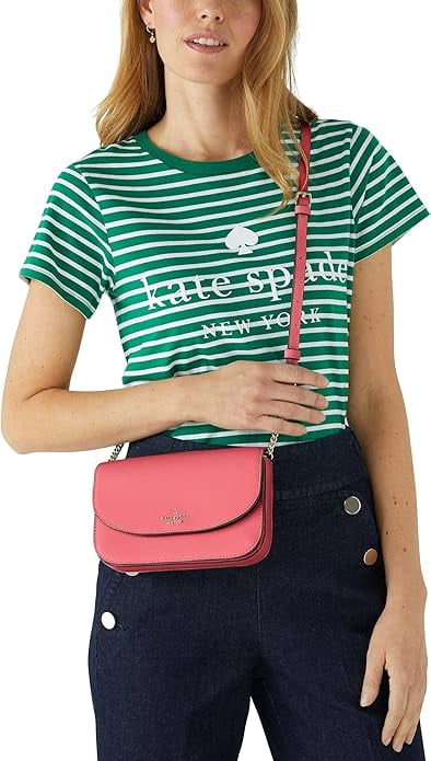 Kate Spade Kristi Leather Crossbody (Pink pepper)
